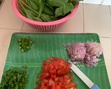 A picture of step 3 of Palak Khichdi.
