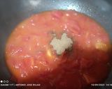 Foto del paso 3 de la receta: Fetuccini de espinacas con txangurro en salsa de tomate y txangurro con encurtidos
