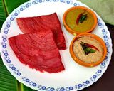 A picture of step 7 of Beetroot Dosa.