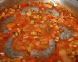 Foto del paso 8 de la receta: Verdinas con langostinos y calamar