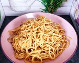 Une image de l'étape 4 de Spaghettis 🍝 aux champignons crevettes 🍤.