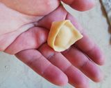 Foto del paso 7 de la receta: Tortellinis rellenos con pasta de jamón