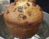 A picture of step 7 of Banana cake (without oven).