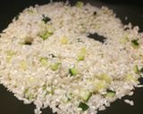 A picture of step 2 of Courgette And Smoked Scamorza Risotto.