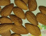 A picture of step 1 of Almond peanut chat.