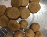 A picture of step 4 of Whole Wheat Coconut cookies.