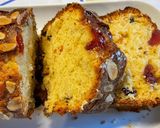 A picture of step 4 of Cherry And Almond Tea Cake:.