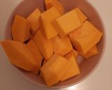 Foto langkah ke 1 dari resep Bobor Labu Bayam Pedas (Fiber Creme).