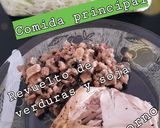 Foto del paso 1 de la receta: Pollito asado y revuelto de verduras con soja