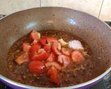 A picture of step 7 of Kala Chana Masala.