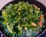 A picture of step 4 of Palak and Veggies Curry.