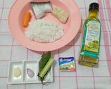 Foto langkah ke 1 dari resep BUBUR TIM IKAN PATIN || Menu lengkap 4 bintang ⭐⭐⭐⭐ (7 Month).