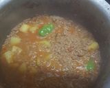 A picture of step 3 of Aloo Qeema (Potato mince).