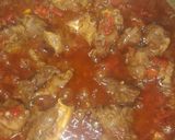 A picture of step 2 of Dry okra sup with semo.