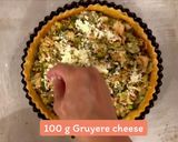 A picture of step 11 of Leek and Salmon Quiche.
