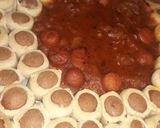 Foto del paso 1 de la receta: Rosca de salchichas. Masa 3 ingredientes multiuso. Económica