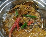 A picture of step 4 of Gongura Red Chili Chutney.