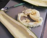 Une image de l'étape 1 de Courgette farcie.