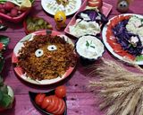 عکس مرحله 1 از دستور تزیین دمی گوجه