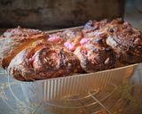 Une image de l'étape 6 de Brioche feuilletée aux pralines roses.