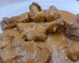Foto del paso 12 de la receta: Abanico Ibérico en Salsa española al vermut