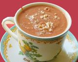 A picture of step 4 of A hearty healthy Sweet potato beet soup.