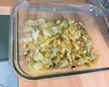 Une image de l'étape 13 de Gratin de Pommes de Terre aux Poireaux et Saumon.