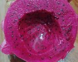 Foto langkah ke 1 dari resep Es Krim Buah Naga Simple.