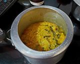 A picture of step 5 of Dal Khichdi.