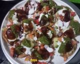 A picture of step 7 of Papdi Chaat.