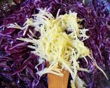 Sült liba máj zsíros krumplival, almás lila káposztával és Sütő tökkel :) Márton nap újra recept fázis 2 fotója