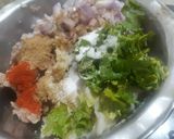 A picture of step 2 of Rajma aloo tikki.