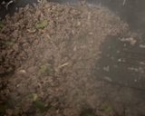 A picture of step 1 of Philly cheesesteak pasta.