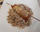 Foto del paso 4 de la receta: Arroz basmati con rollito de pasta brick