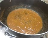 A picture of step 4 of Butter Rice in veggie minty gravy.