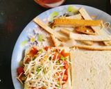 A picture of step 2 of Cheese Bread mini pizza 🍕 cheese pizza 🍕🥖.