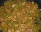 A picture of step 7 of Pork tenderloin with cactus.