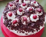 A picture of step 14 of Black forest cake.