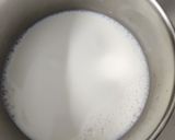 A picture of step 2 of Biryani chai, layered tea with spices.