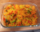 Foto del paso 4 de la receta: Empanadillas con base de calabacín, cebolla, zanahoria y pimiento rojo