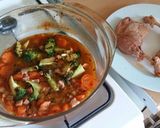 A picture of step 10 of Vickys Braised Duck Legs with Mixed Vegetables, GF DF EF SF NF.