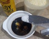 A picture of step 3 of Garlic soya dip.