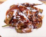 A picture of step 5 of Palak chaat.
