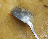A picture of step 1 of Kesar Elaichi Sheera.