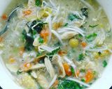 Hình bước làm 5 của món Cháo gà