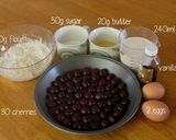 Hình bước làm 1 của món Bánh Cherry - Clafoutis aux Cerises