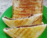 Foto langkah ke 6 dari resep Roti Bakar Cokelat Teflon.