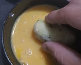 A picture of step 4 of Bird’s nest with cheese balls.