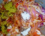 A picture of step 9 of Awara/Tofu with Onion Sauce.