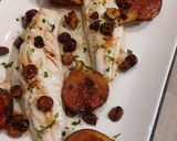 Une image de l'étape 7 de Filet de rouget figues et noisettes.